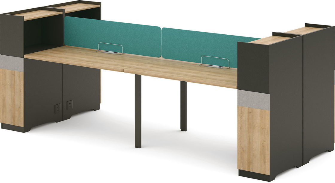 2.6M / 3M Office Table Cubicle Partition Melamine Table Partition Divider