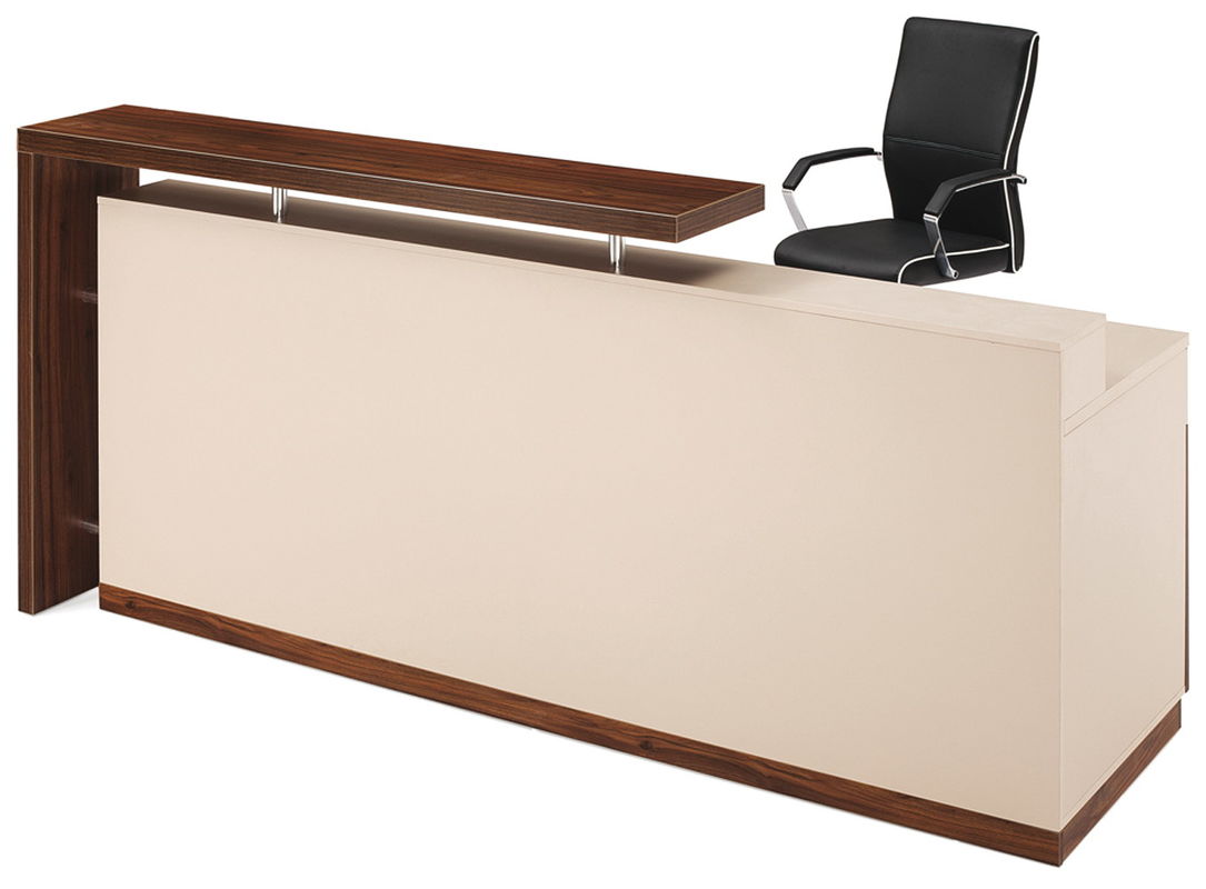 OEM ODM Office Reception Desks 1.8M Modern Wood Reception Desk