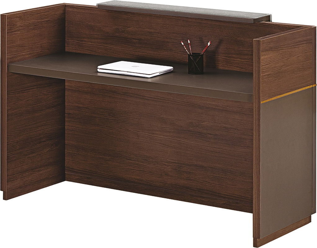 BAILI 1.6M Office Reception Desks Melamine Wooden Reception Desk