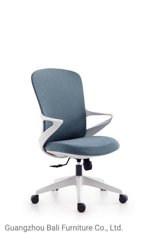 Middle Back Mesh Swivel Office Chair Sofa Fabric with Wheels