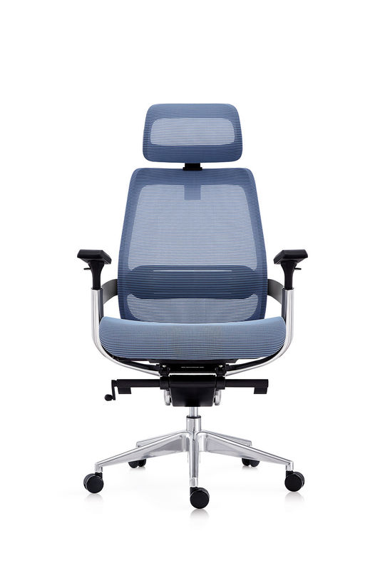 Executive Mesh Swivel Office Chair With Lumar Support And Footrest