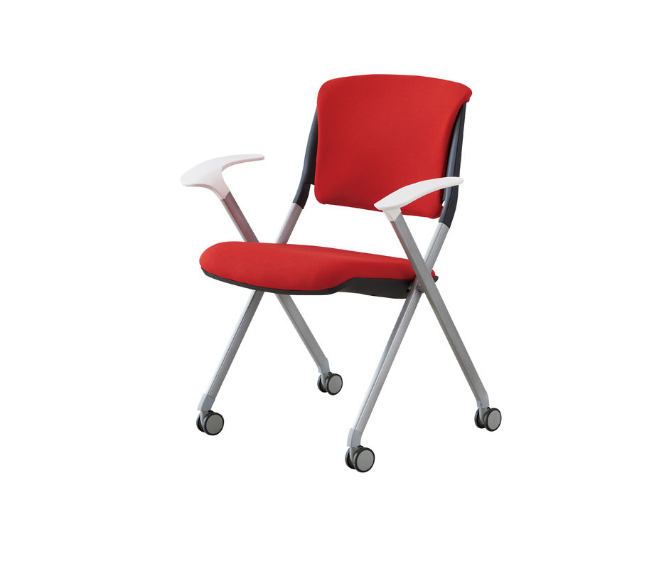 Fixed Foldable Office Chairs PP Plastic For School / Office Training Room